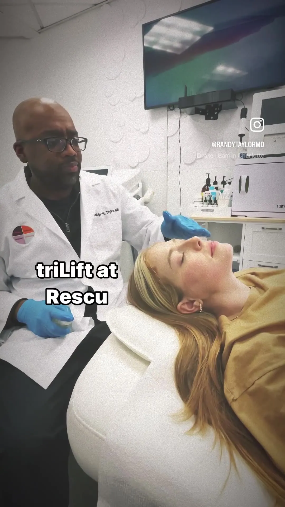 Rescu TriLift device creative for the six-week skin rejuvenation plan